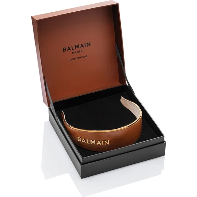 Заколка-ободок кожаный коричневый "Путь к тайне" - изображение 2