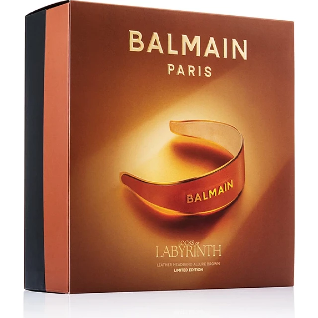 Заколка-ободок кожаный коричневый "Путь к тайне" - изображение 3