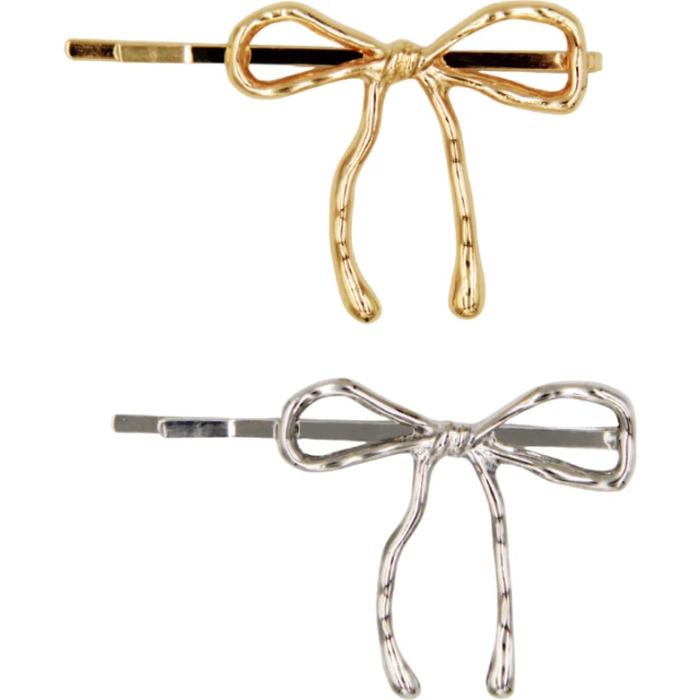 Заколка-невидимка "Мусуби", серебро - изображение 2