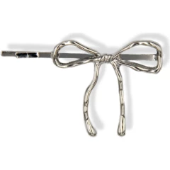 Заколка-невидимка "Мусуби", серебро