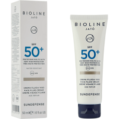 Флюид для лица с кремовой текстурой SPF50