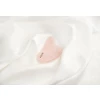 Скребок гуаша из цельного розового кварца "Сердце"