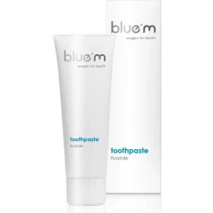 Зубная паста Bluem гелевая c фтором и активным кислородом