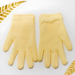 СПА-перчатки для ухода за кожей рук (желтые)