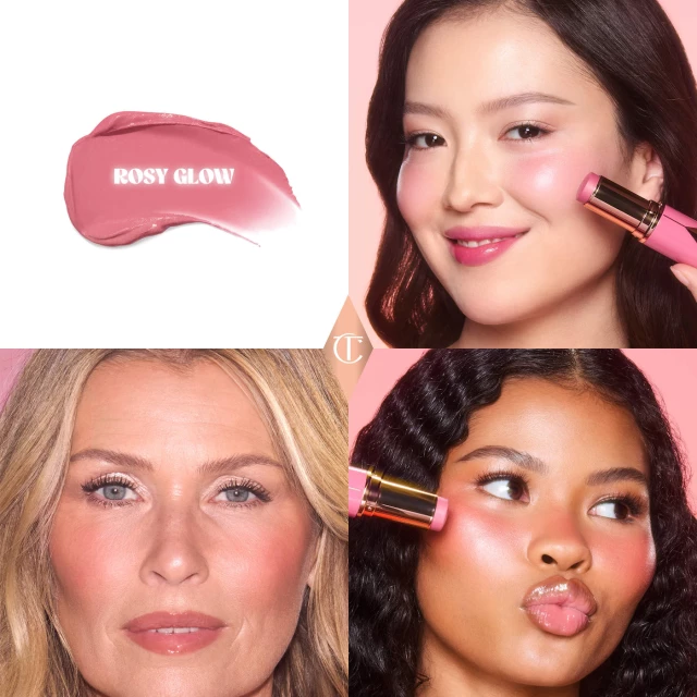 Кремовые румяна в стике, оттенок Rosy Glow - изображение 4