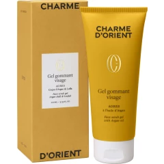 Гель-скраб для лица с люффой и косточками плодов арганы "АОРЕС"