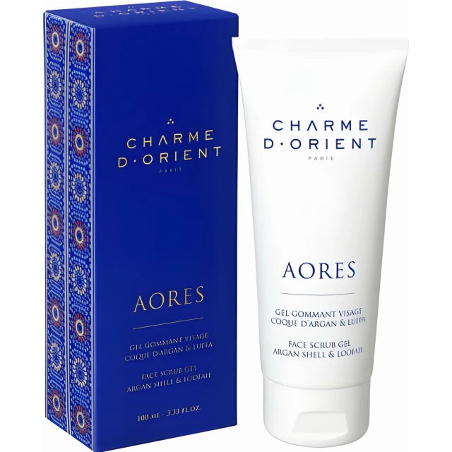 Гель-скраб для лица с люффой и косточками плодов арганы, линия "АОРЕС" - изображение 2