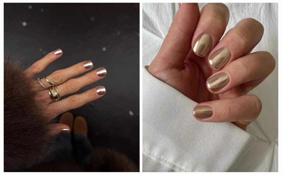 Маникюр на Новый год 2025/2026: актуальные идеи, цвета и дизайны для года Огненной Лошади