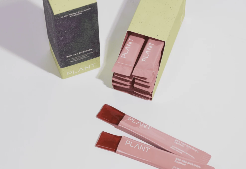 растительный коллаген, веганский коллаген, plant, растительный коллаген из гибискуса, коллаген в стиках, купить