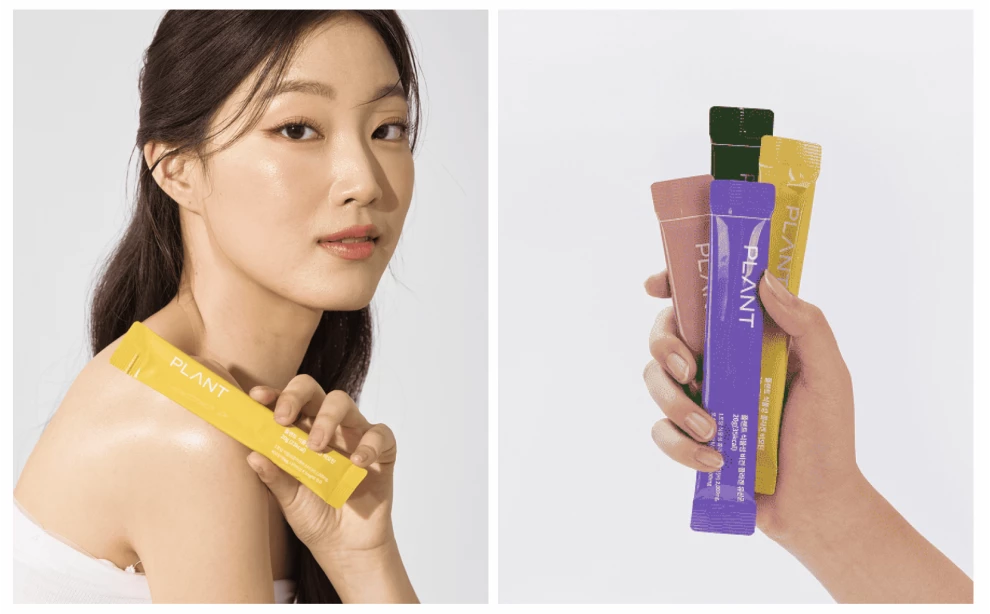 растительный коллаген, веганский коллаген, plant, растительный коллаген из гибискуса, коллаген в стиках, купить