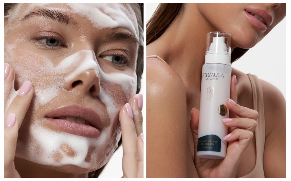 Пошаговый уход при акне: очищение, лечение, увлажнение — рабочая схема от FORMULA Dr. Lyuter