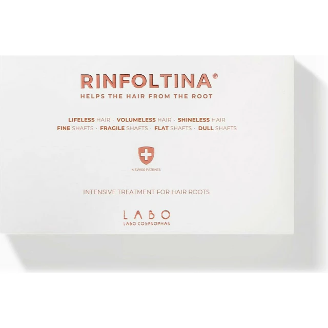 Ампулы Rinfoltina для восстановления и укрепления тонких волос (40 ампул)