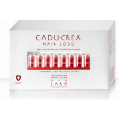 Caducrex Advanced ампулы против выпадения волос для мужчин при средней стадии выпадения волос (40 ампул)