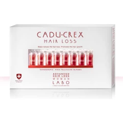 Caducrex Advanced ампулы против выпадения волос для женщин при средней стадии выпадения (20 ампул)