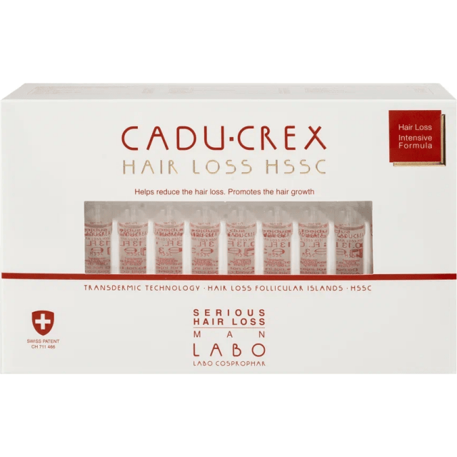 Caducrex HSSC Serious ампулы для мужчин при серьезном выпадении волос (40 ампул)