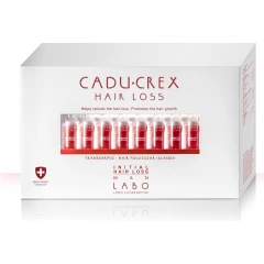 Caducrex Initial ампулы против выпадения волос для мужчин при начальной стадии выпадения (40 ампул)