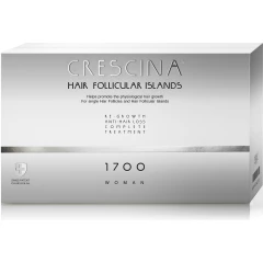 Crescina HFI 1700 10+10 Комплекс лосьонов против выпадения и для стимуляции роста волос, для женщин (20 ампул)