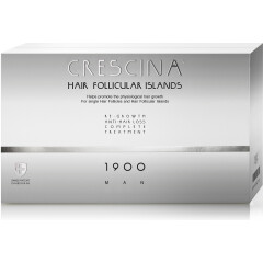 Crescina HFI 1900 10+10 Комплекс лосьонов против выпадения и для стимуляции роста волос, для мужчин (20 ампул)