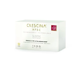 Crescina Transdermic HFSC 1300 для мужчин комплекс лосьонов для возобновления роста и против выпадения волос (40 ампул)