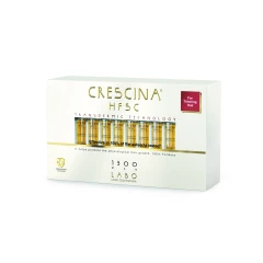 Crescina Transdermic HFSC 1300 для мужчин лосьон для возобновления роста волос (40 ампул)
