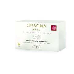 Crescina Transdermic HFSC 1300 для женщин комплекс лосьонов для возобновления роста и против выпадения волос (40 ампул)