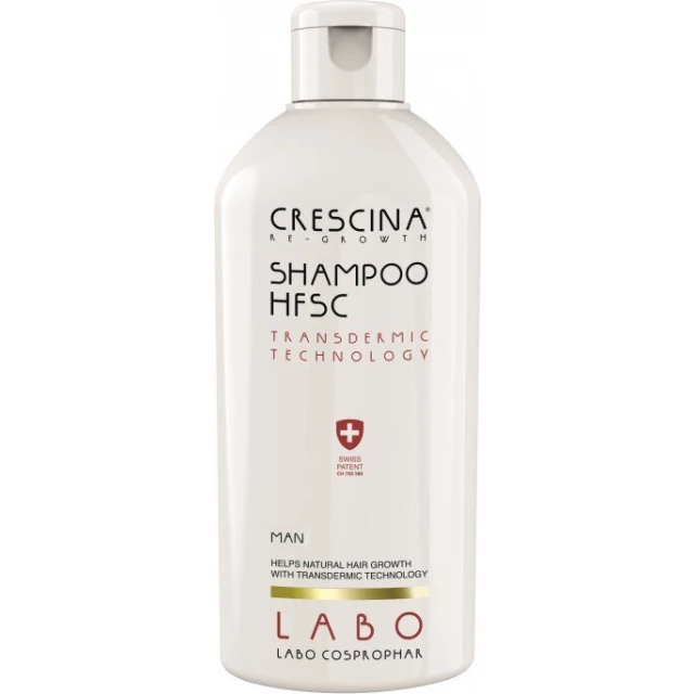 Crescina Transdermic HFSC шампунь для возобновления роста волос для мужчин - изображение 2