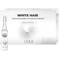 Лосьон для приостановки процесса поседения и восстановления естественного цвета волос White hair для мужчин (20 ампул)