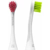 Набор насадок Senitive для звуковой зубной щетки Hydrosonic, малиновый и салатовый
