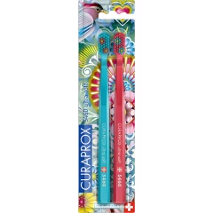 Набор зубных щеток CS 5460/2 Ultrasoft d 0,10 мм Duo Summer 1