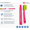 Сменные зубные щетки Curaprox CS 5460 Ultra Soft для дорожного набора, цвет ручки красный
