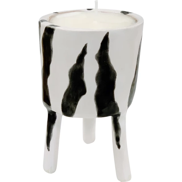 Ароматическая свеча "Черная фиалка и шафран" керамика 120 мл - изображение 2