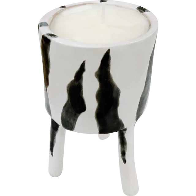 Ароматическая свеча "Черная фиалка и шафран" керамика 120 мл - изображение 3