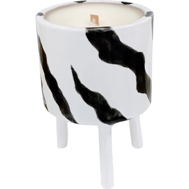 Ароматическая свеча "Черная фиалка и шафран" керамика 350 мл - изображение 3