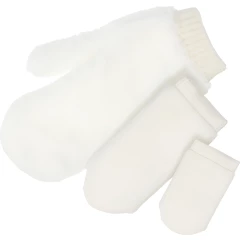 Набор косметических рукавиц малая, большая, мягкая