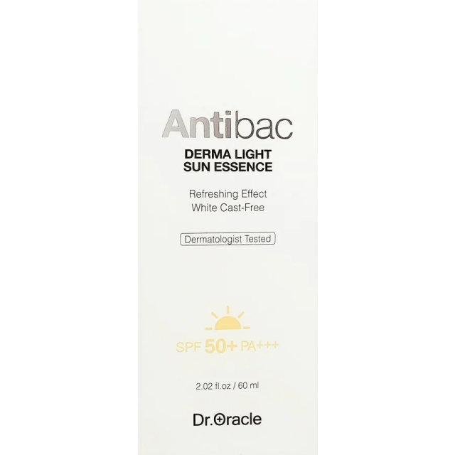 Легкая солнцезащитная эссенция для лица SPF50+ Antibac - изображение 2