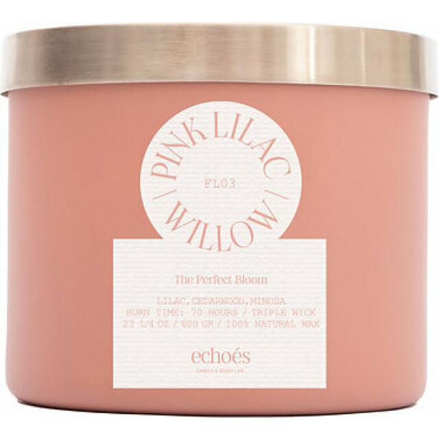 Большая свеча в стекле Pink Lilac & Willow - изображение 2