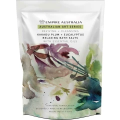Соль для ванны с маслами сливы какаду и эвкалипта, коллекция Australian Art Series