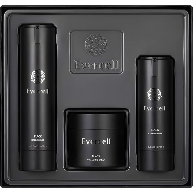 Набор для ухода за кожей Black с эпидермальным фактором роста