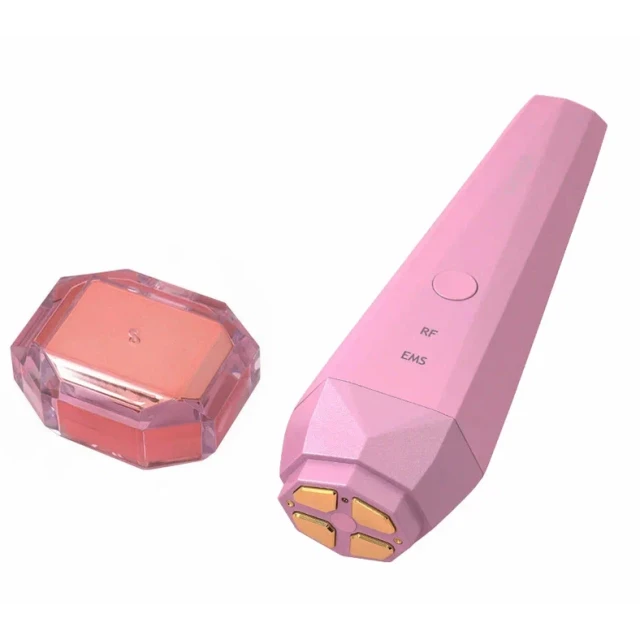 Аппарат для подтяжки лица L-Thermage, RF/EMS лифтинг, розовый - изображение 2