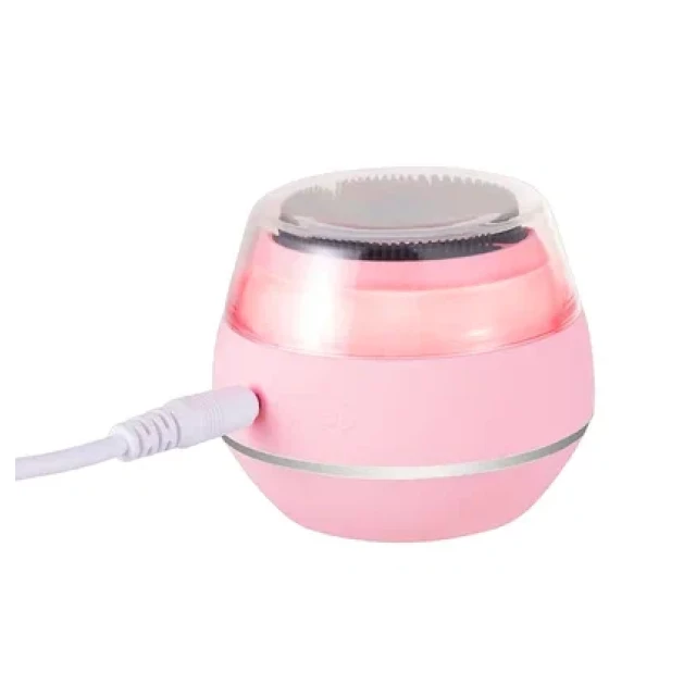 Массажер для ультразвуковой чистки лица L-Sonic II, розовый - изображение 3