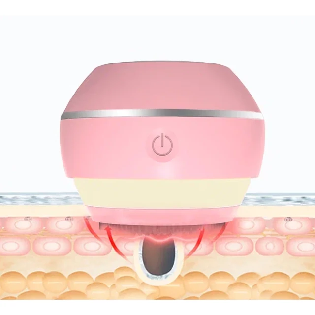 Массажер для ультразвуковой чистки лица L-Sonic II, розовый - изображение 4