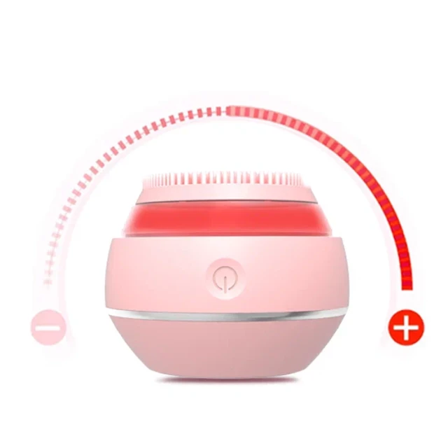 Массажер для ультразвуковой чистки лица L-Sonic, розовый - изображение 2