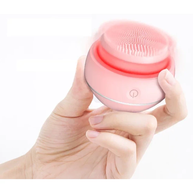 Массажер для ультразвуковой чистки лица L-Sonic, розовый - изображение 3