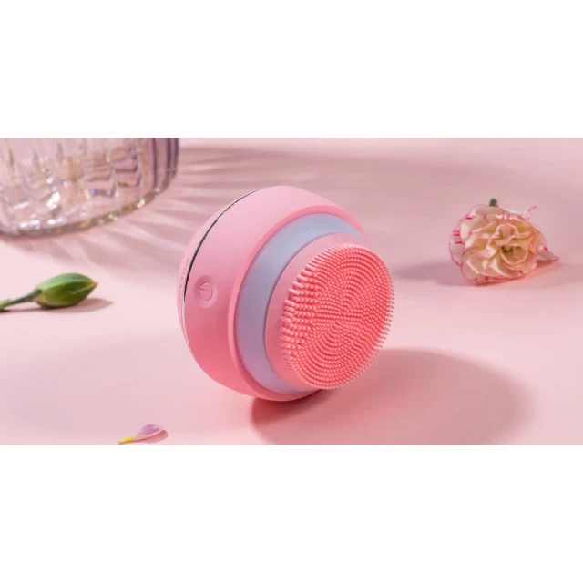Массажер для ультразвуковой чистки лица L-Sonic, розовый - изображение 4