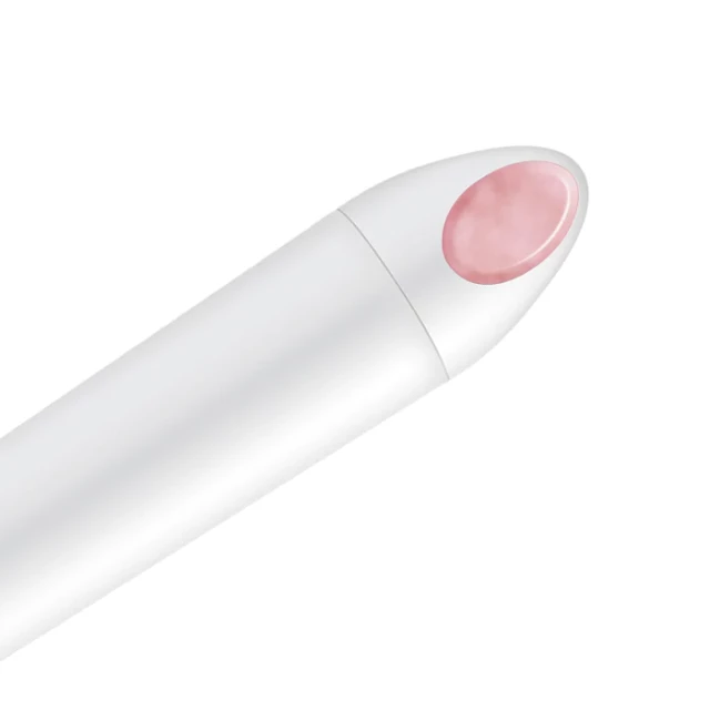 Вибромассажер для лица с нефритовой поверхностью L-Beauty II, розовый - изображение 3