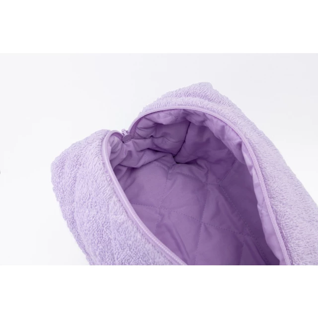 Косметичка махровая фиолетовая - изображение 5