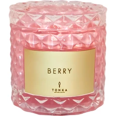 Парфюмированная свеча Berry стакан розовый 50мл