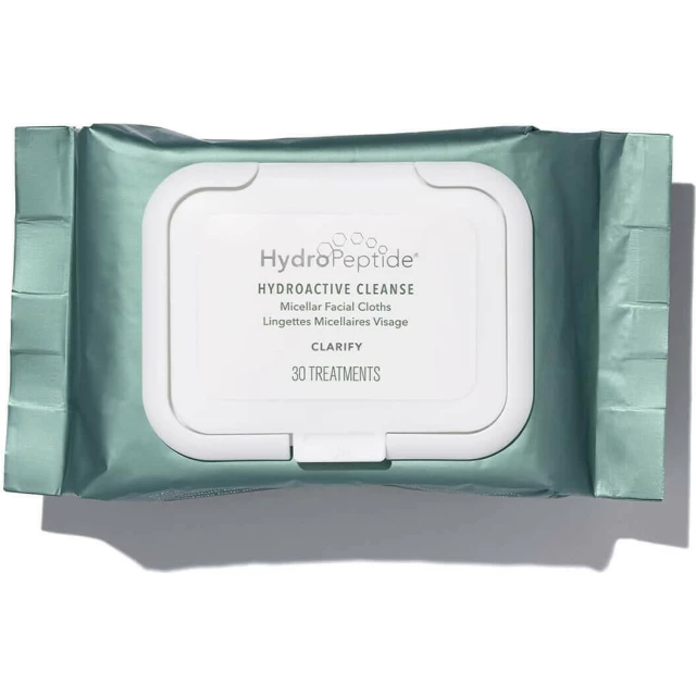 Мицеллярные очищающие салфетки с пептидами для демакияжа 30 шт