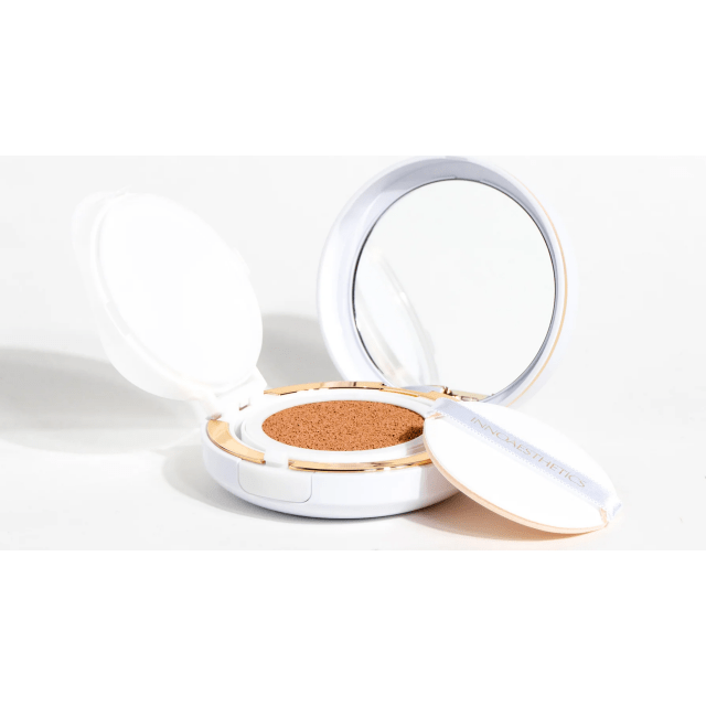 Крем-пудра с широким спектром действия SPF50+, тон средний - изображение 3