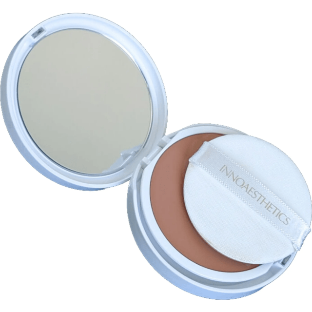 Крем-пудра с широким спектром действия SPF50+, тон средний - изображение 2